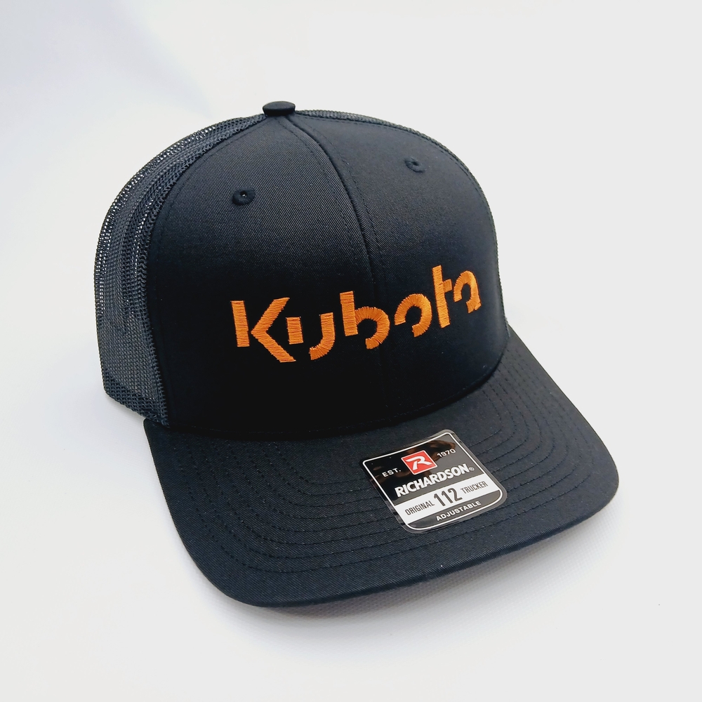Kubota Black Richardson 112 Trucker Hat - Picture 2 of 4